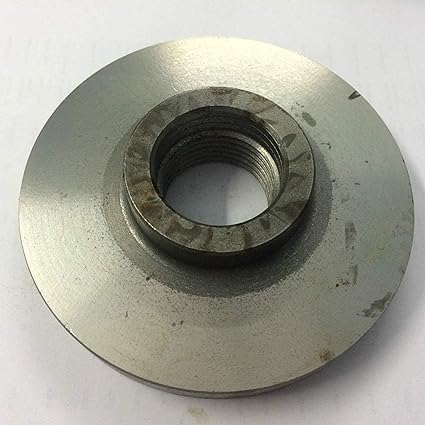 Threaded metal grinding wheel