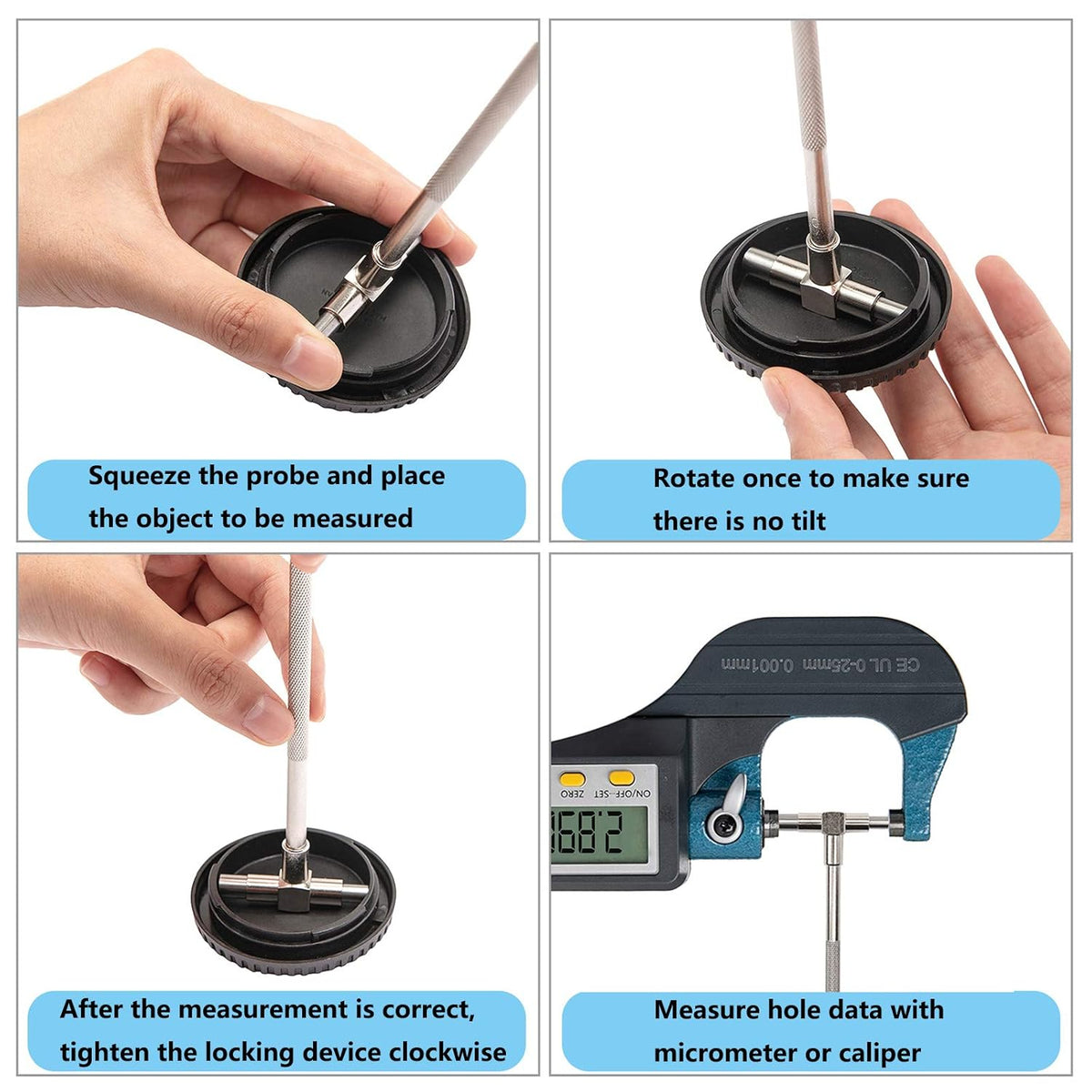Using telescoping gauge