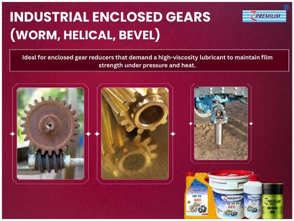 Advertisement for industrial enclosed gears