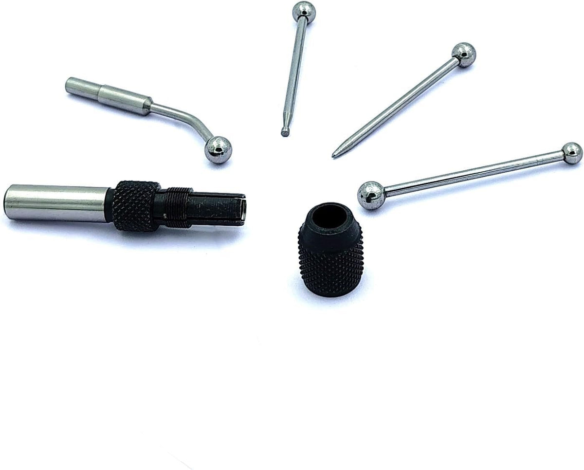 Dial Indicator Extension Rods and Anvils Set