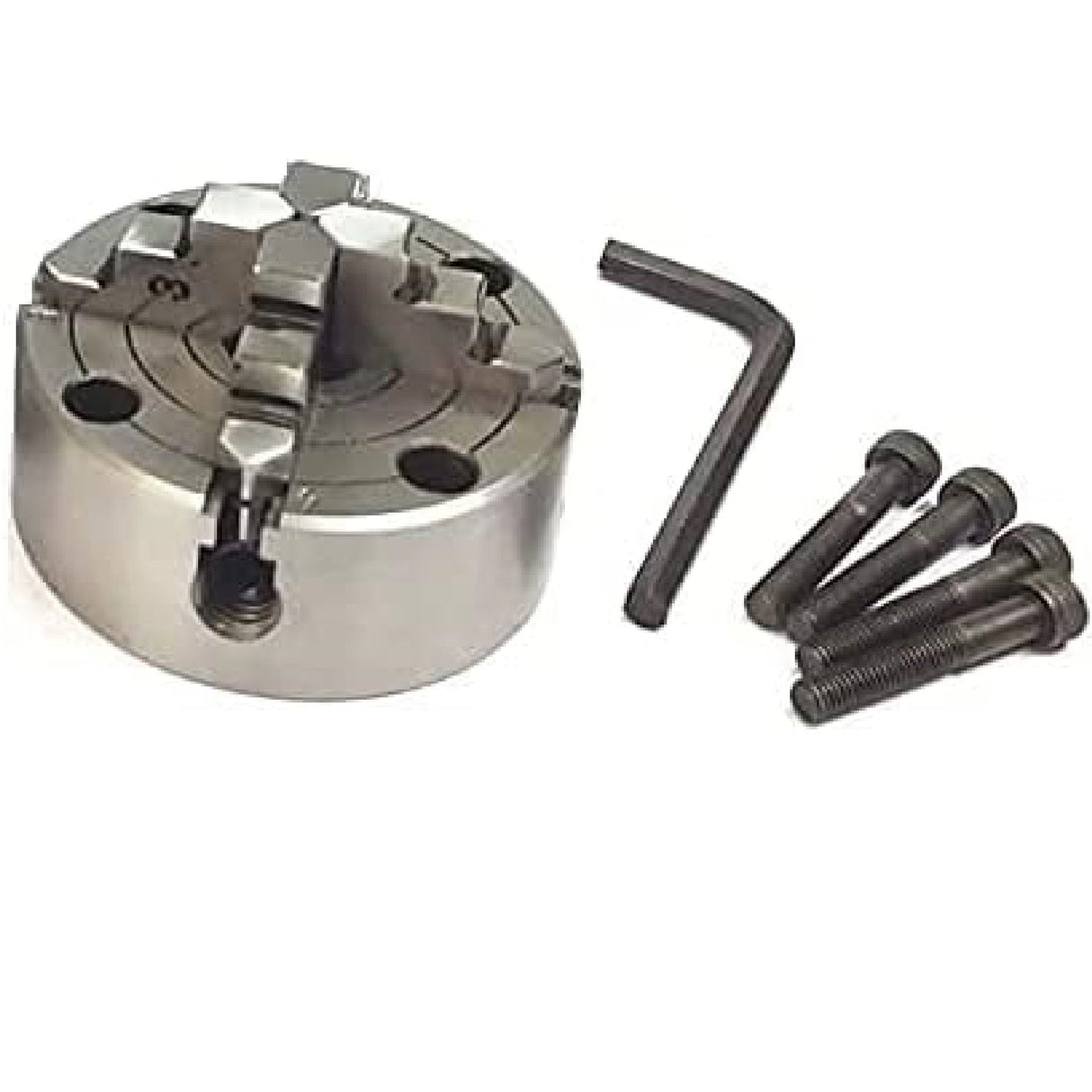 Lathe chuck and mounting hardware