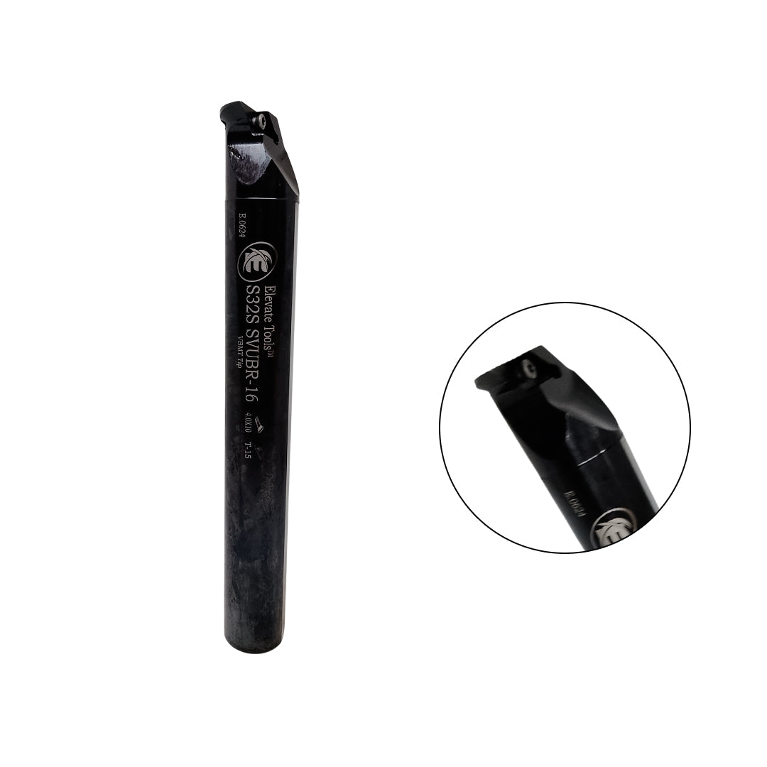 Black metal lathe tool