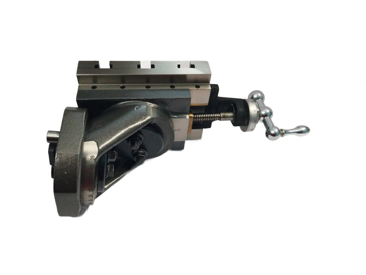 Tilting milling machine accessory table
