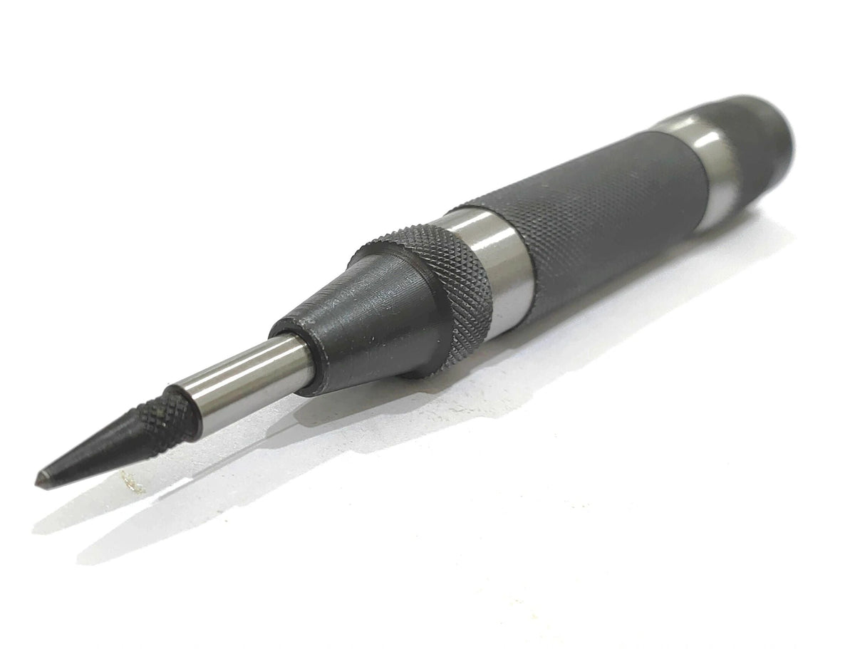Black automatic center punch tool
