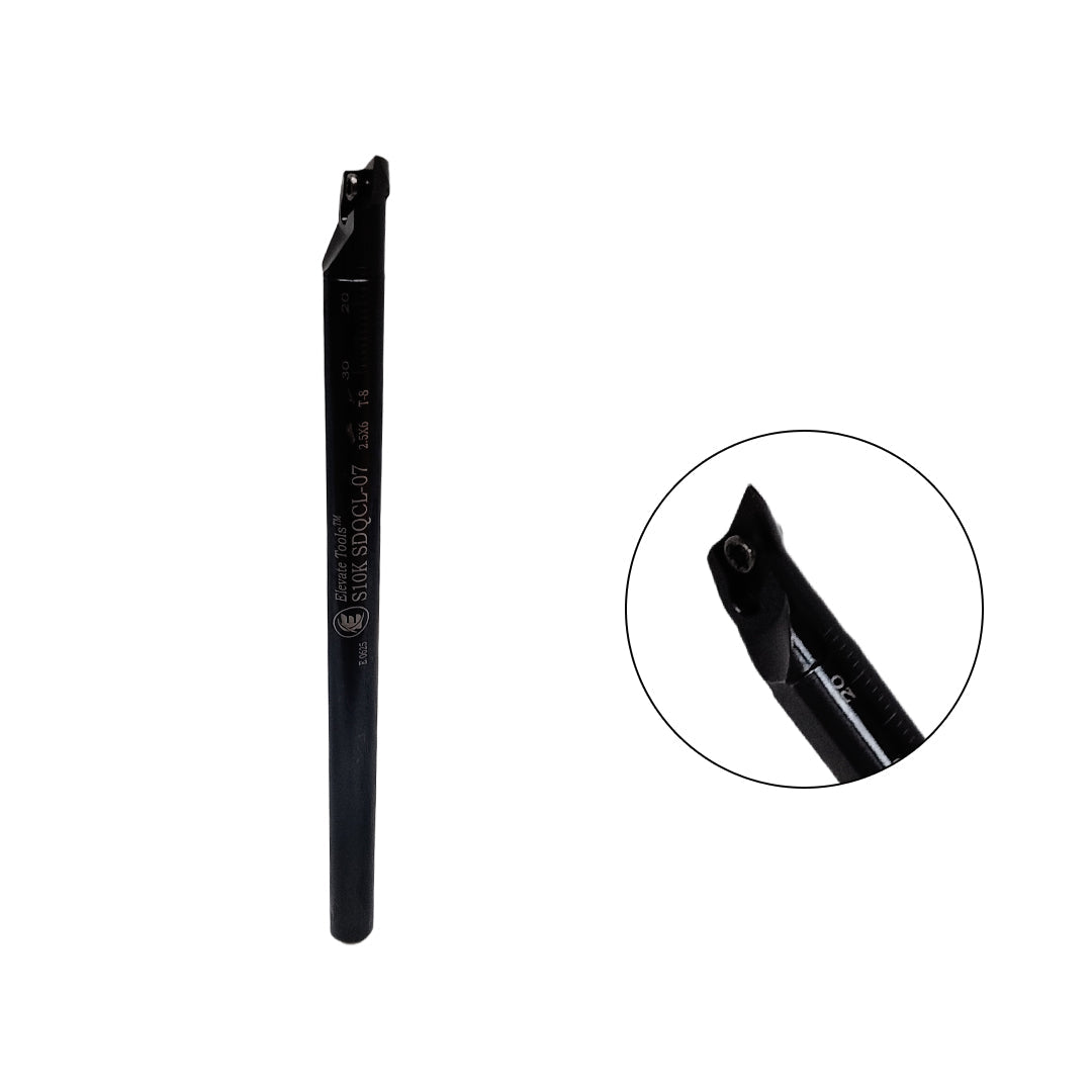 Black metal rod