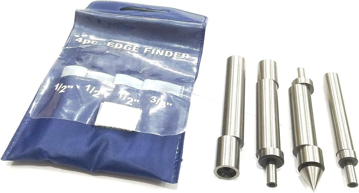 Tool Steel Quality 4 Pieces Edge Finder Set Includes EF-130, 132, 133, 134