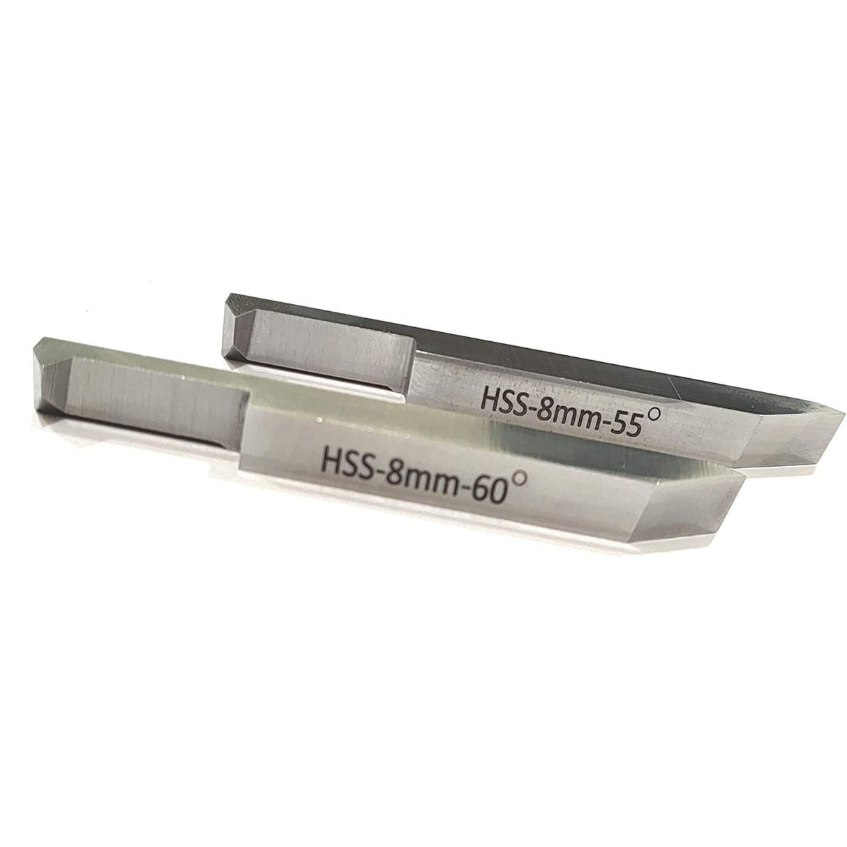 Two HSS lathe threading tools