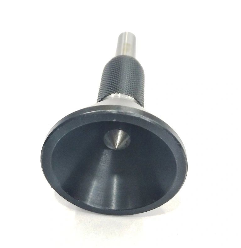 Single spring center tool