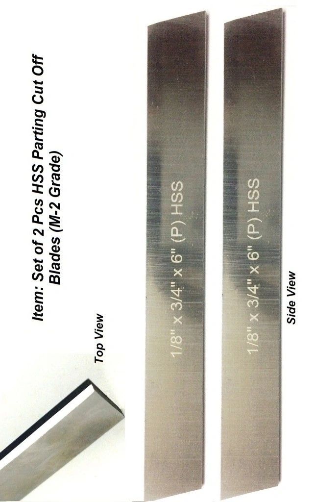 HSS parting blade set