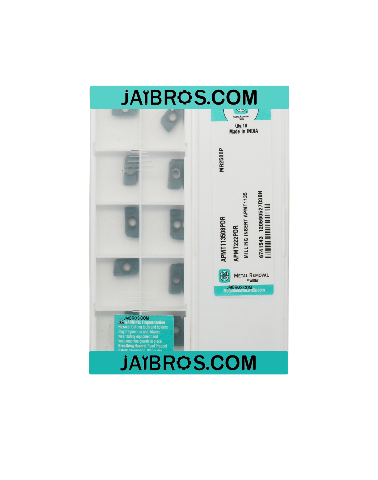MR2500 grade inserts for steel machining