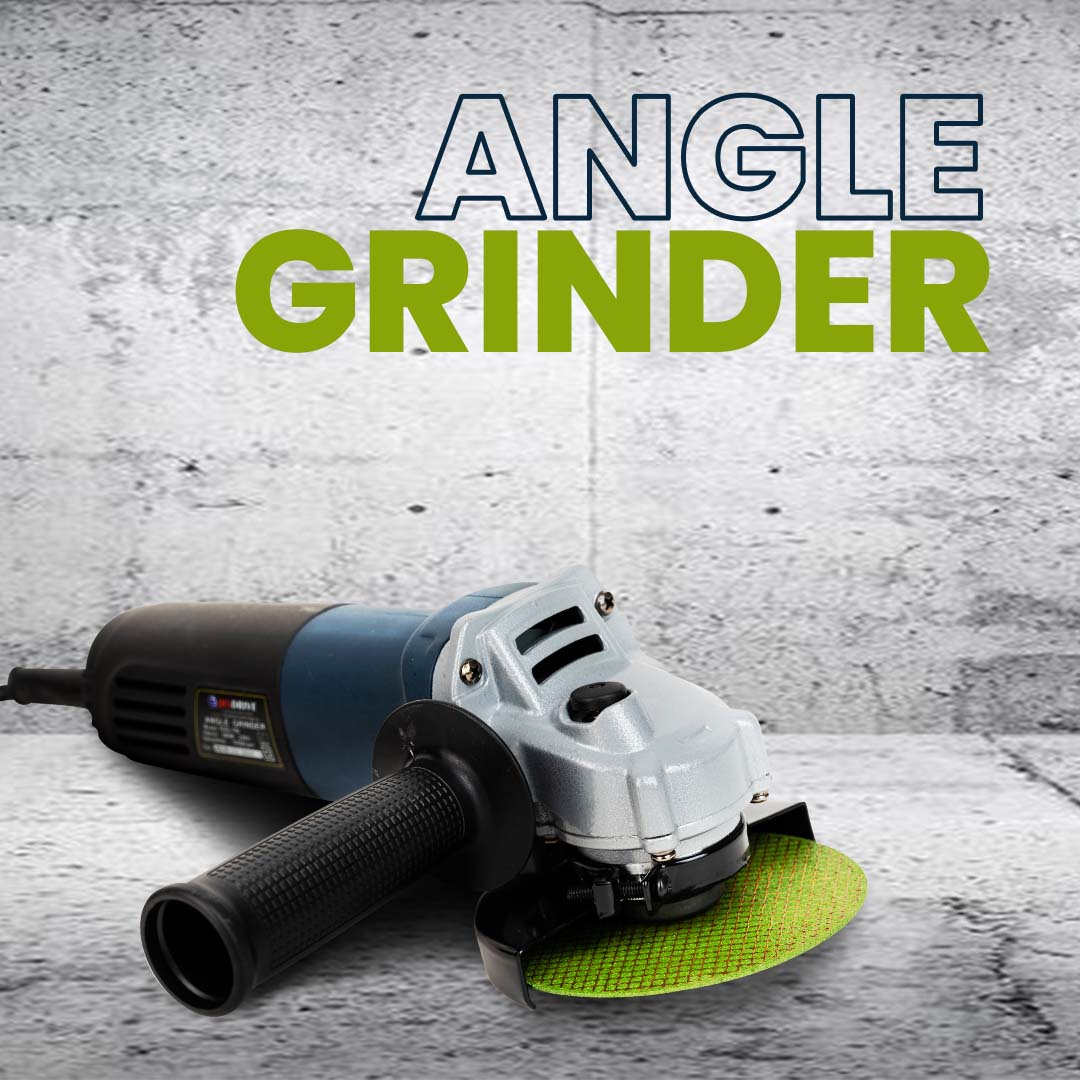 Green disc angle grinder