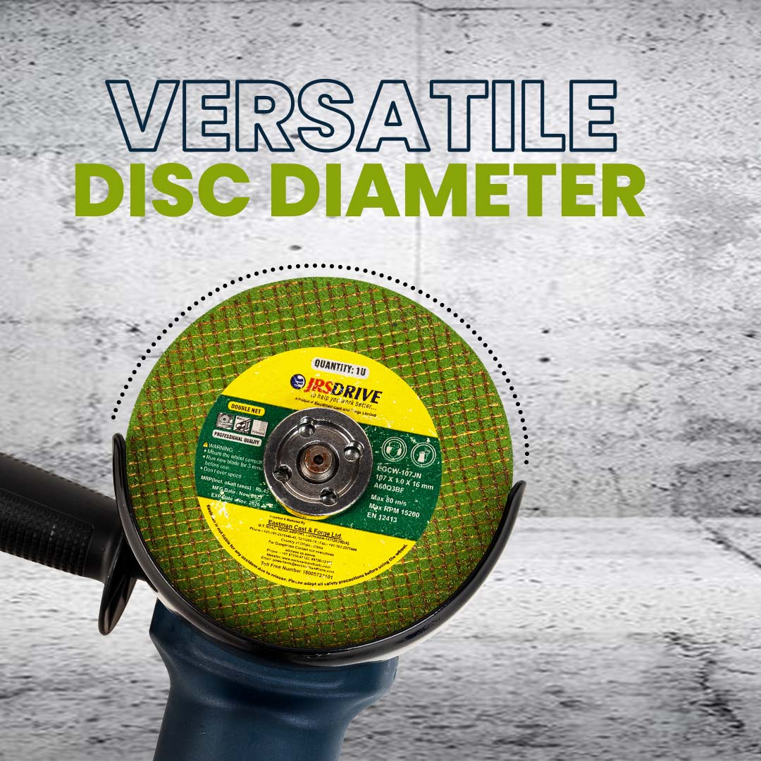 Disc diameter closeup