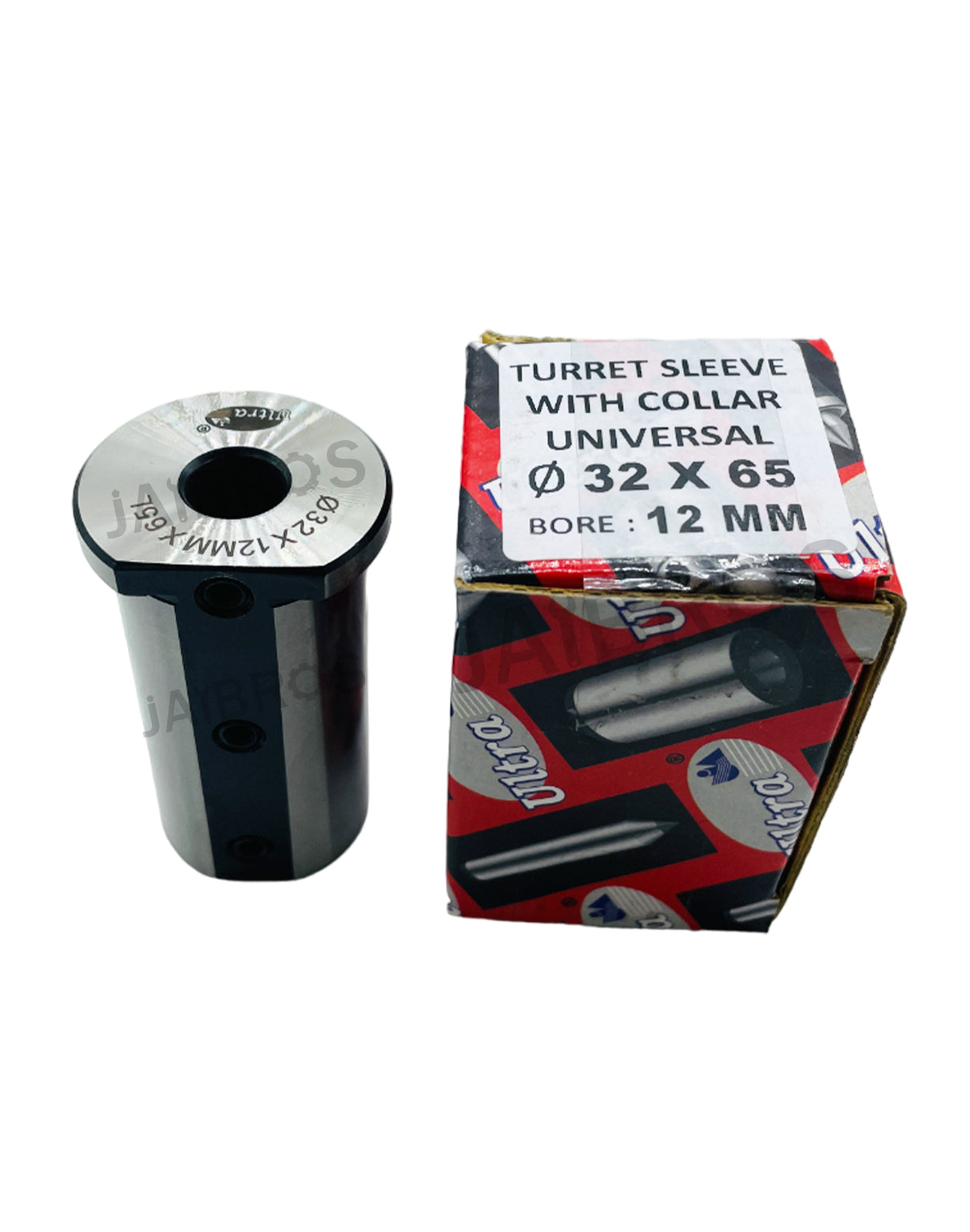 A turning sleeve with universal collar, bore size 8 mm