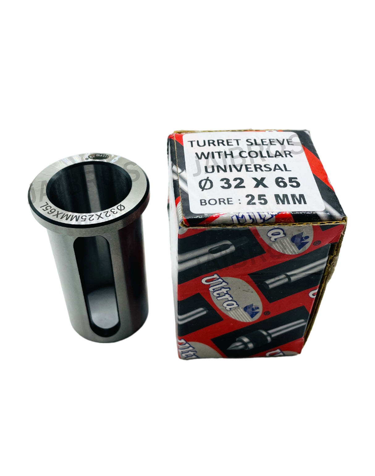 A turning sleeve with universal collar, bore size 8 mm