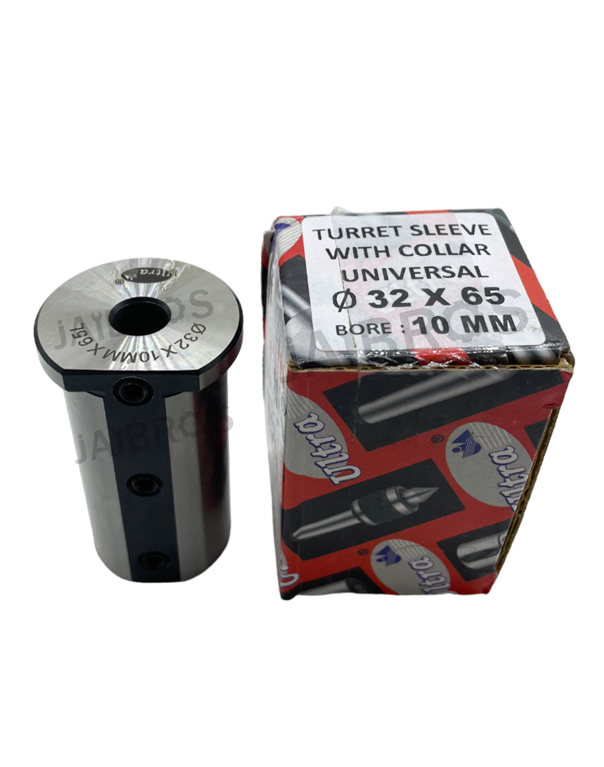 A turning sleeve with universal collar, bore size 8 mm