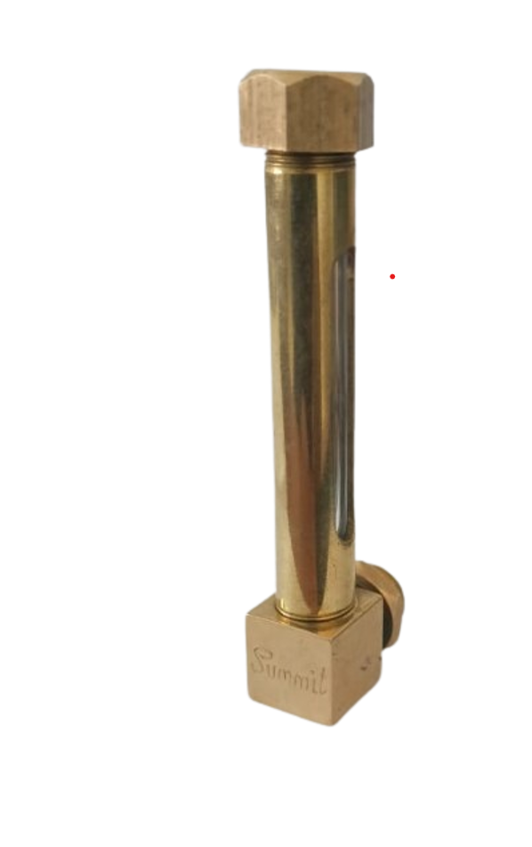 Brass oil level indicator