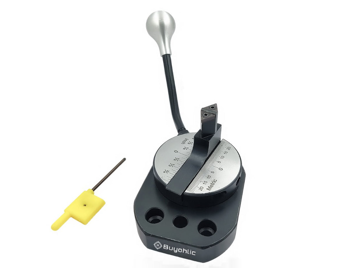 Direct fit design featured in mini lathe ball turning attachment