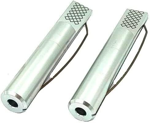 Two metal pins