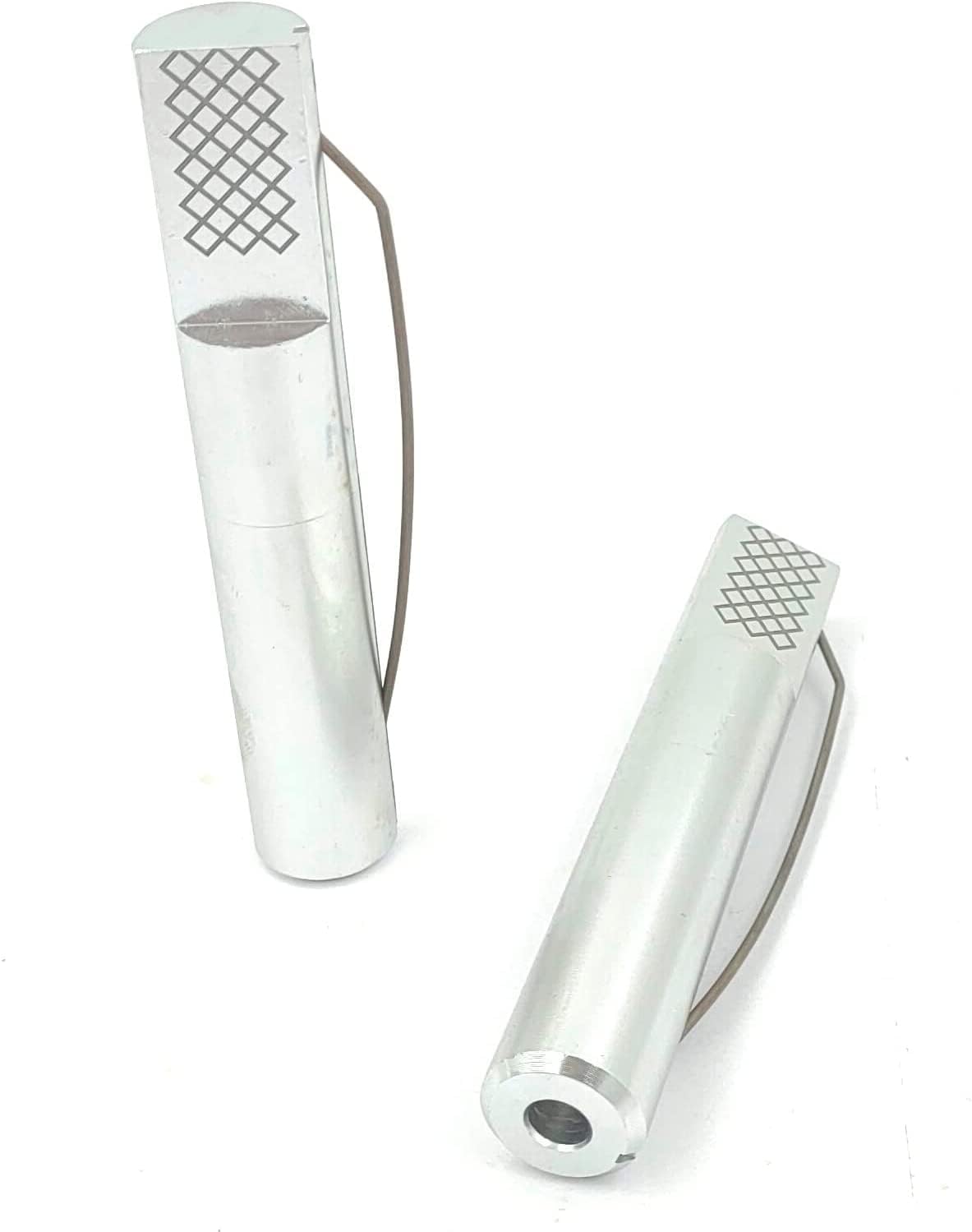 Two metal pins