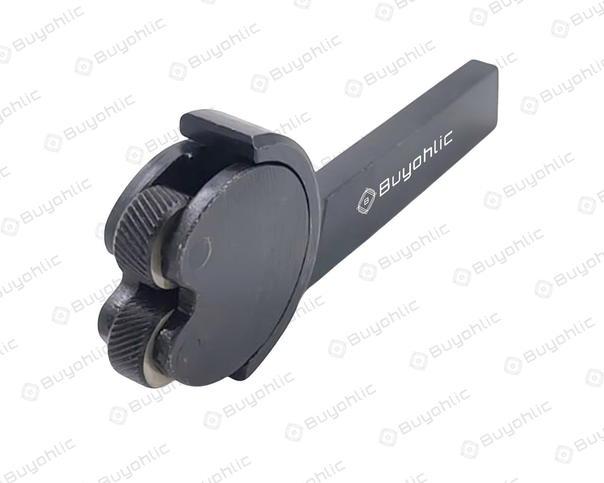 Precise Bump Type Knurling Tool, Pivot Head fitted with 1 Pair Knurls to Create Diamond Pattern Medium Pitch