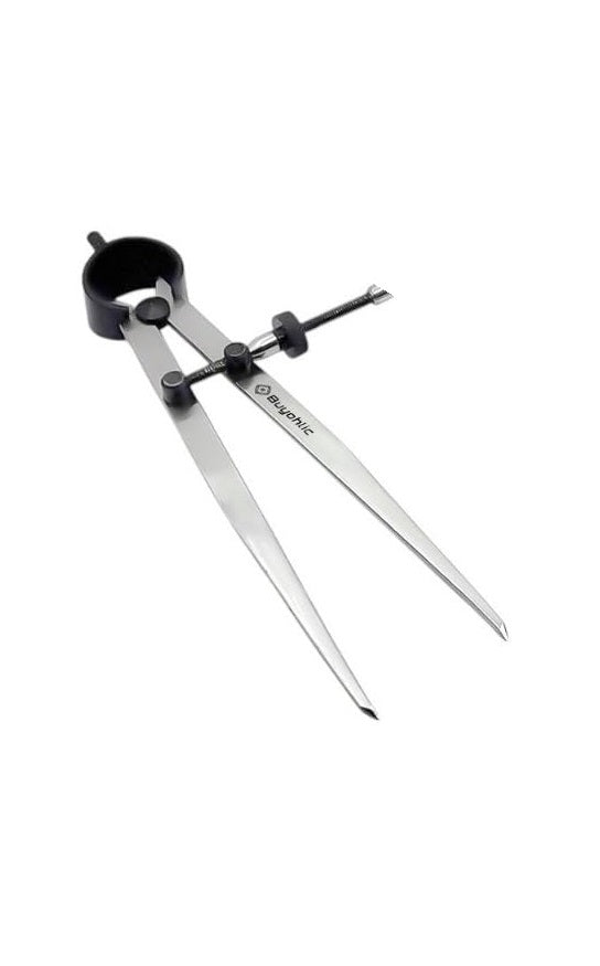 Metal spring calipers precision measuring tool with adjustment screw