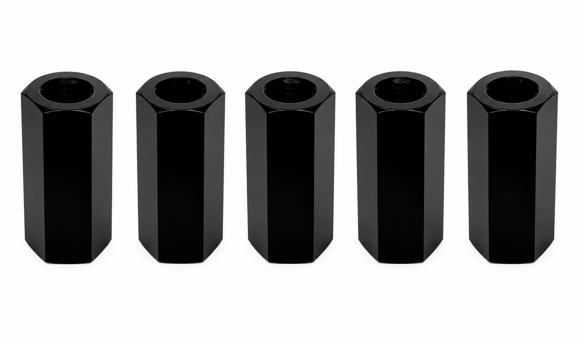 Black extension coupling nuts set