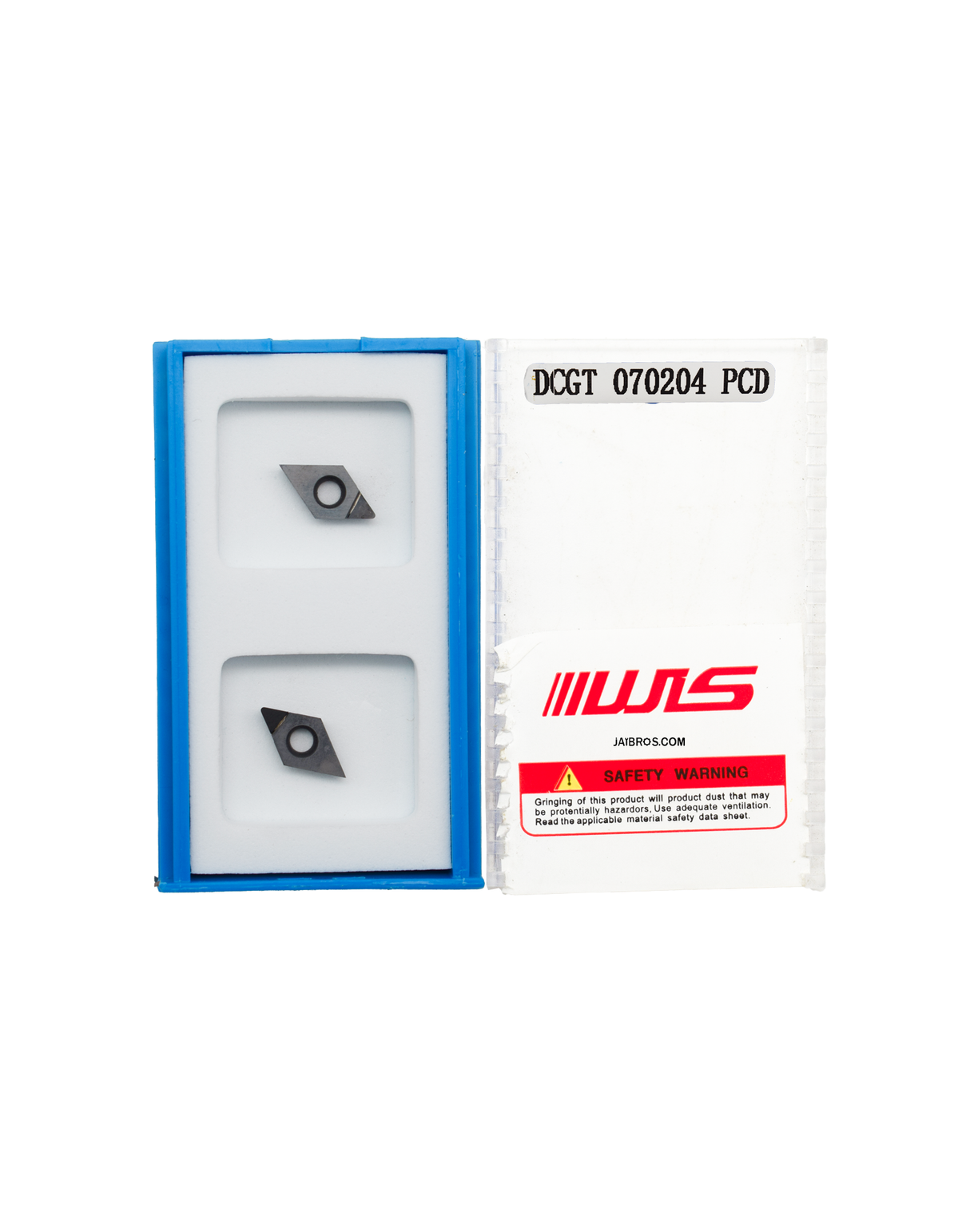 WS DCGT070204 PCD insert pack of 2