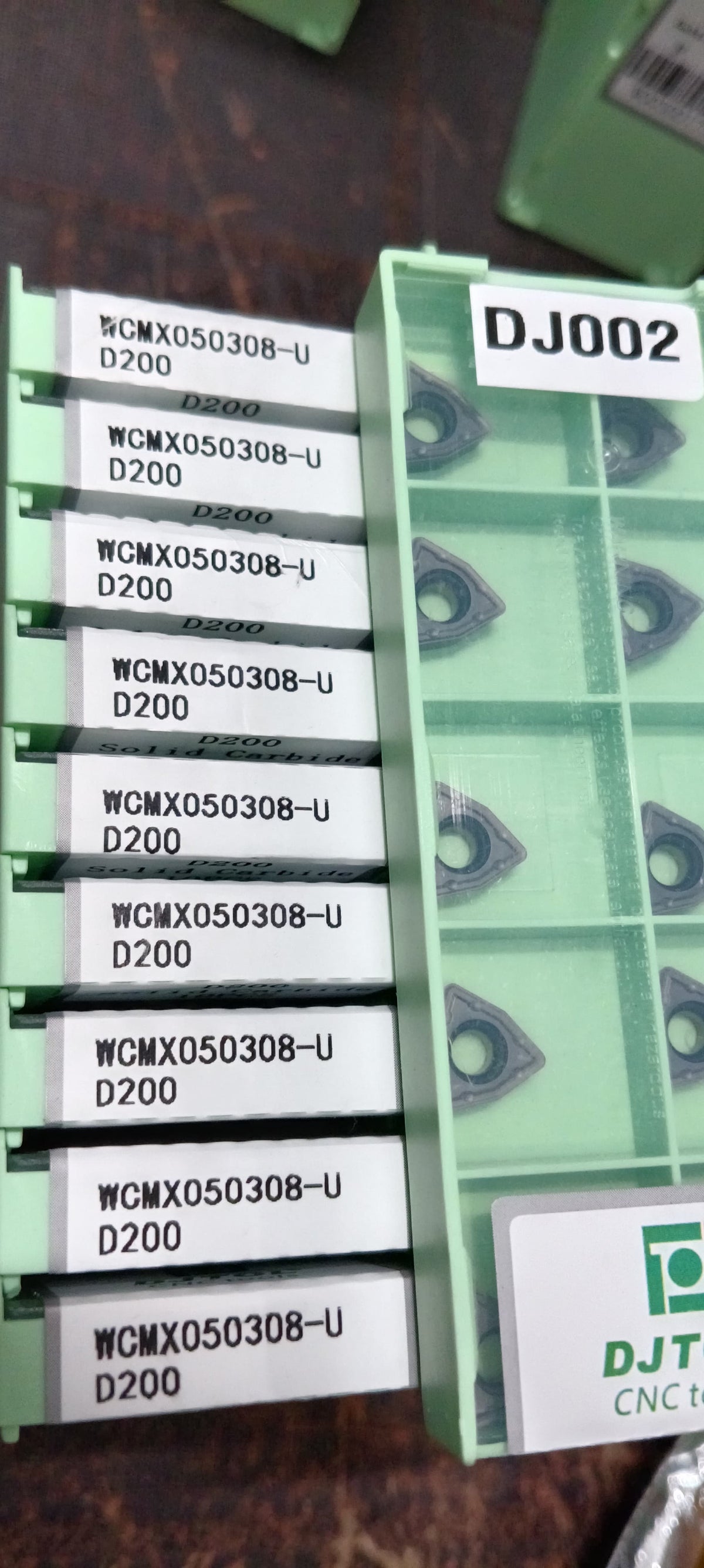 DJTOL WCMX050308-U CNC Router Inserts