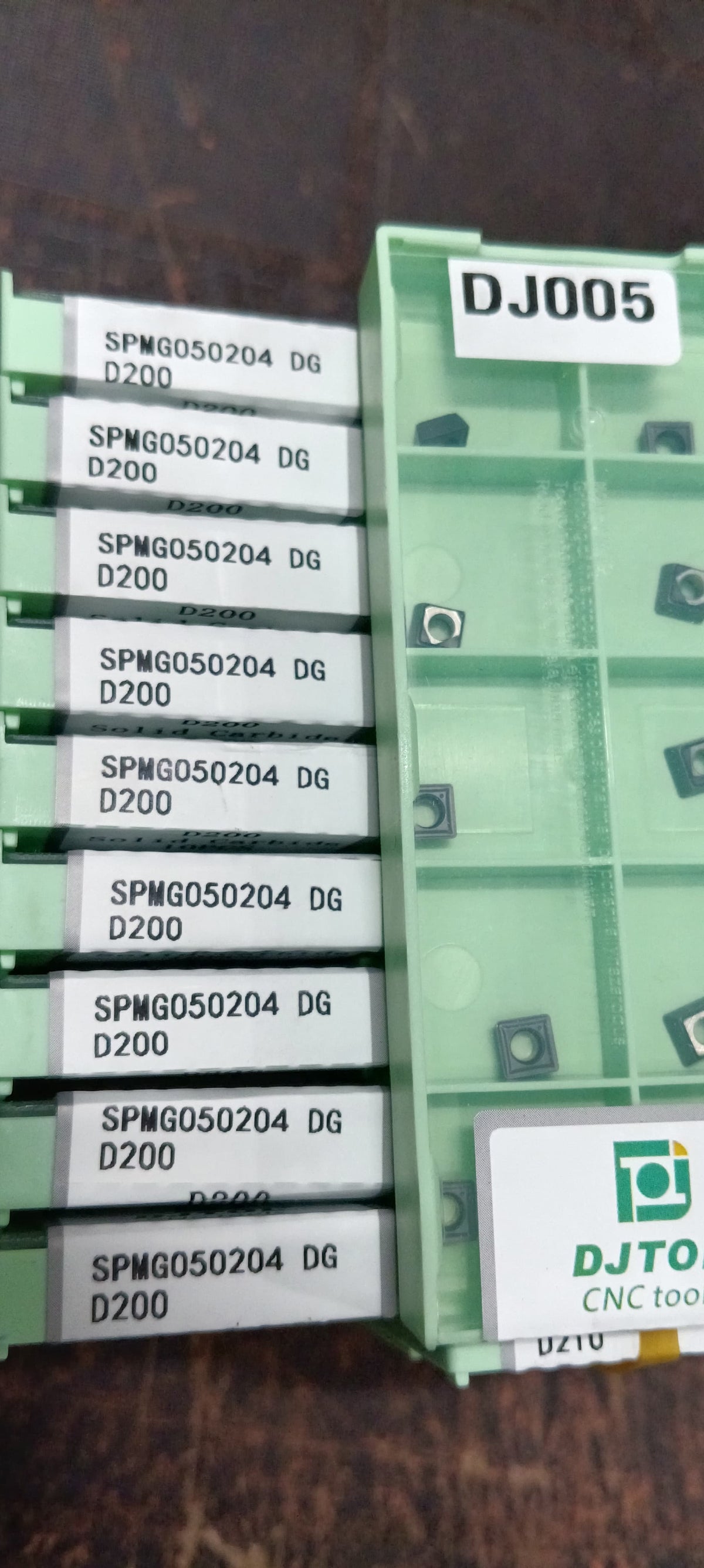DJTOL SPMG050204 CNC Carbide Inserts