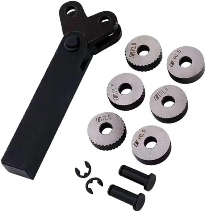Knurling tool with wheels