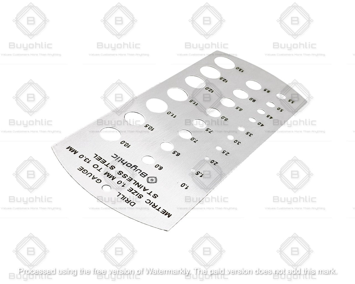 Stainless Steel Drill Gauge