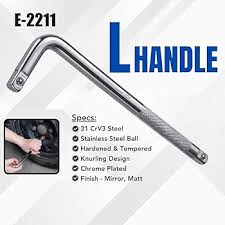 Chrome L handle wrench