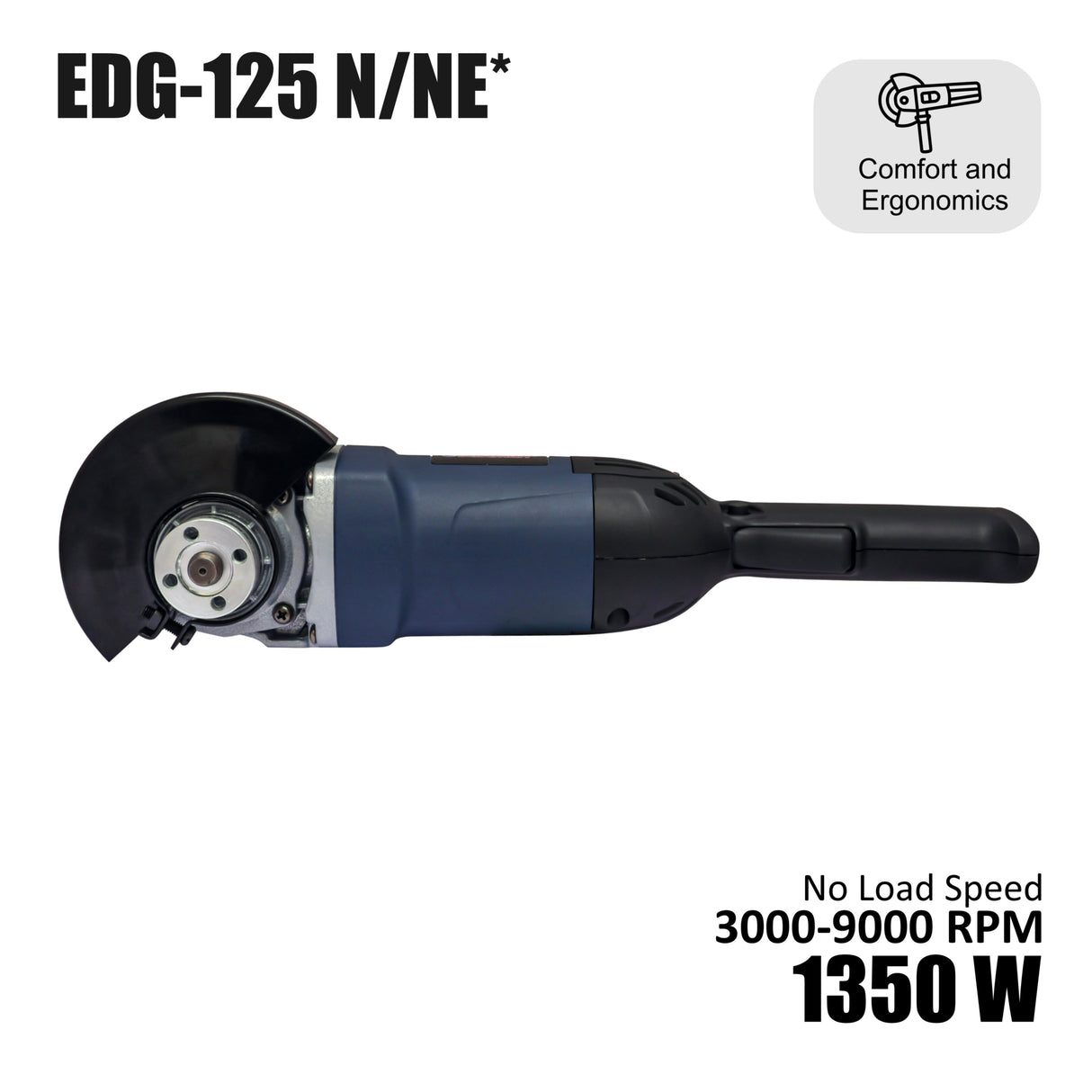 1350W ergonomic grinder