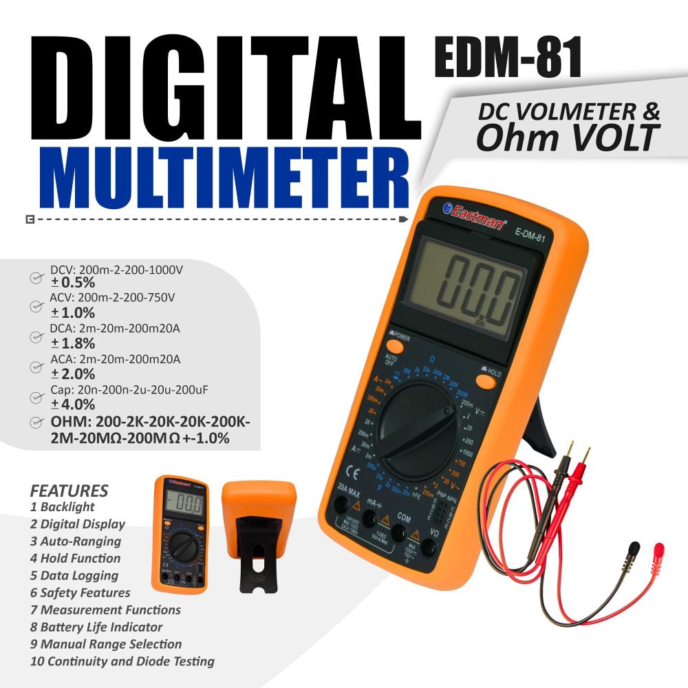 Eastman EDM-81 Digital Multimeter