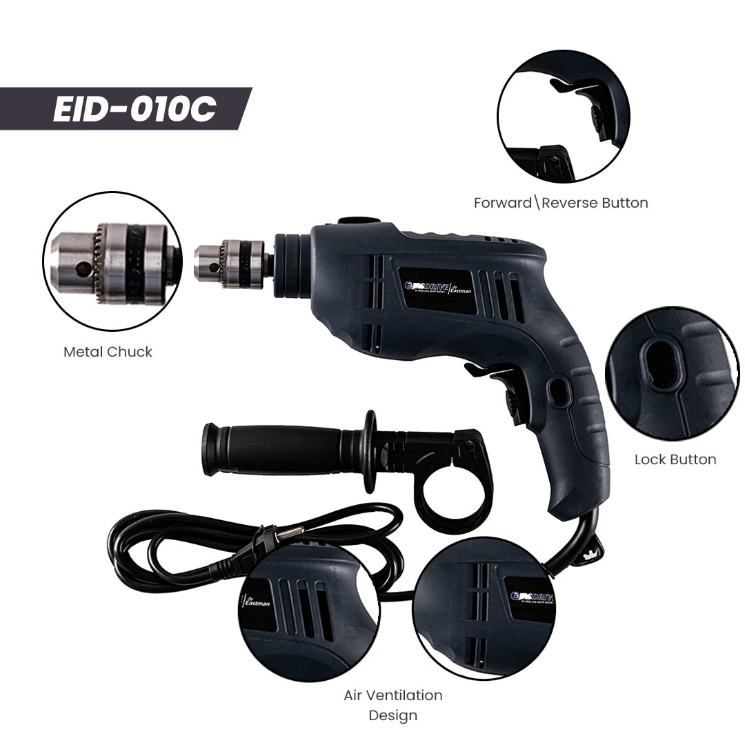 Impact Drill Machine, Capacity 10mm EID-010C