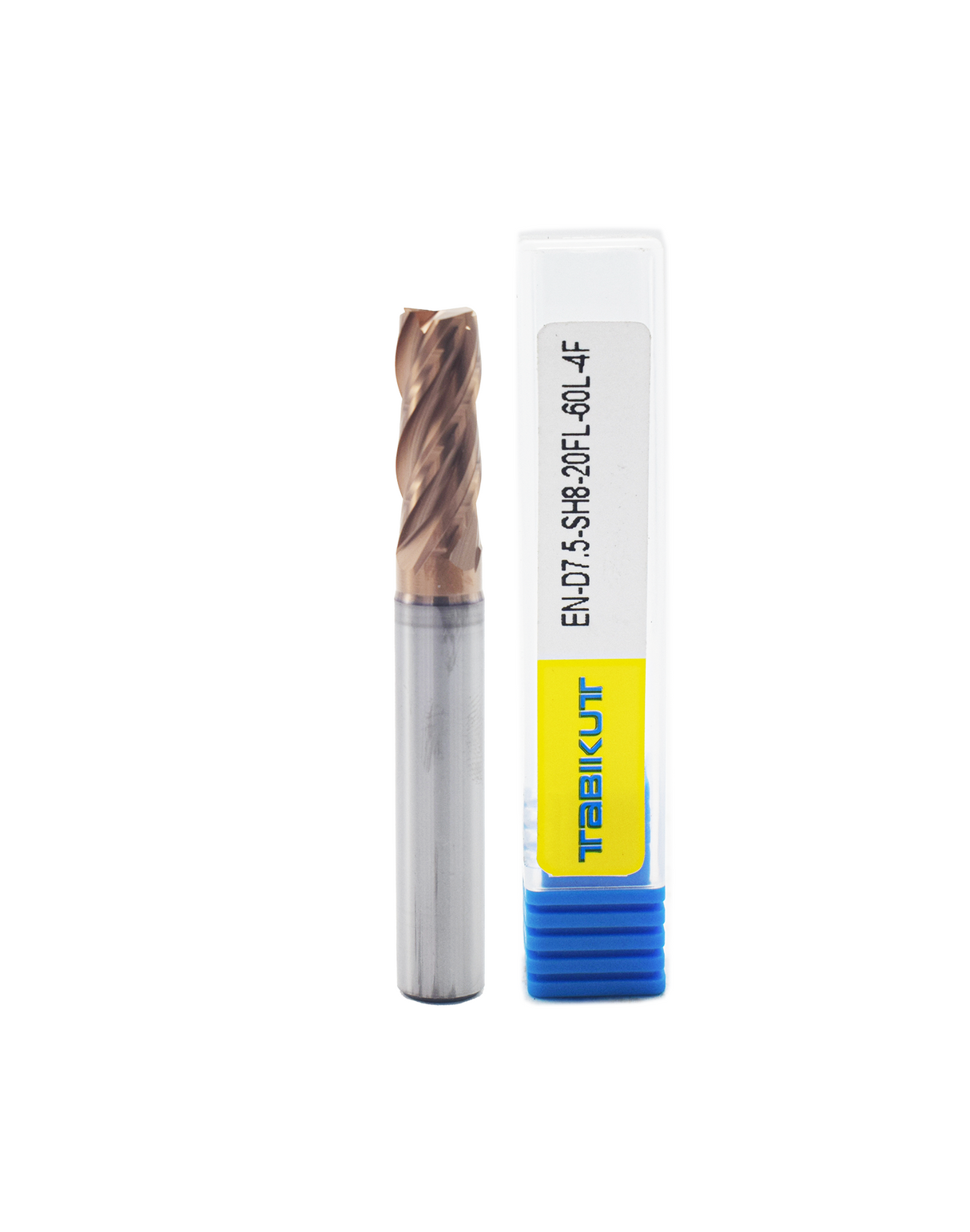 Tabikut EN-D7.5-SH8-20FL-60L-4F solid carbide endmill