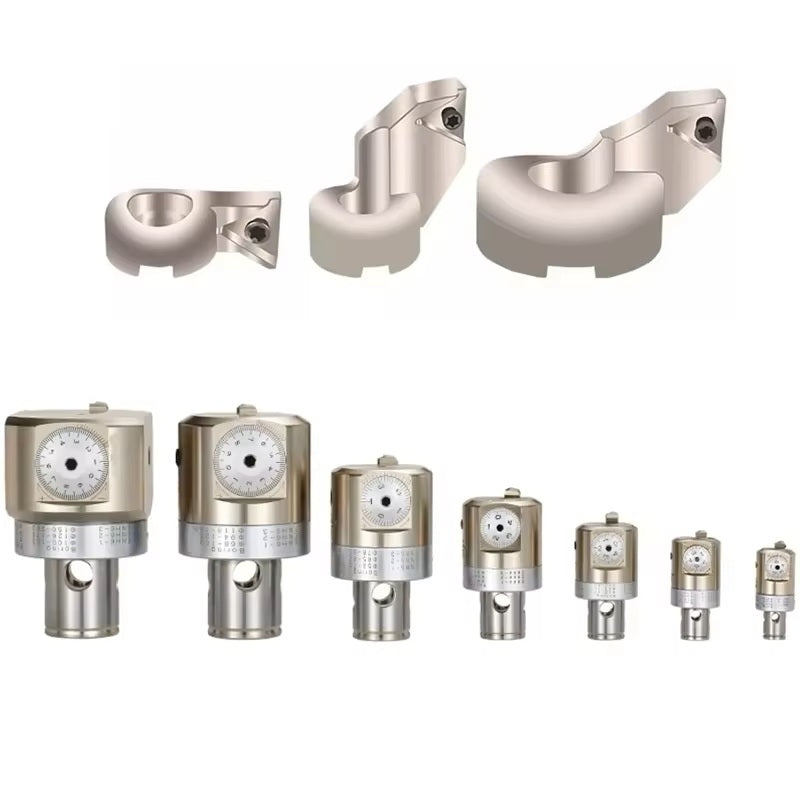 Set of metal cylindrical tools