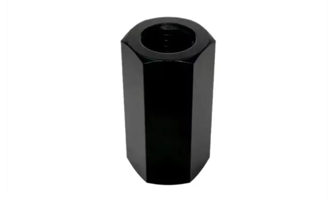 Black hex extension nut