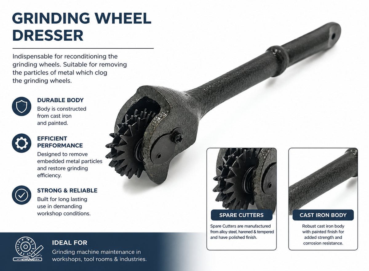 Grinding wheel dresser product features