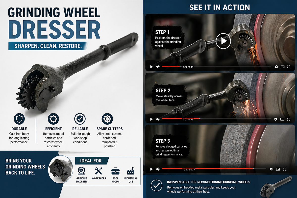 Grinding wheel dresser usage guide