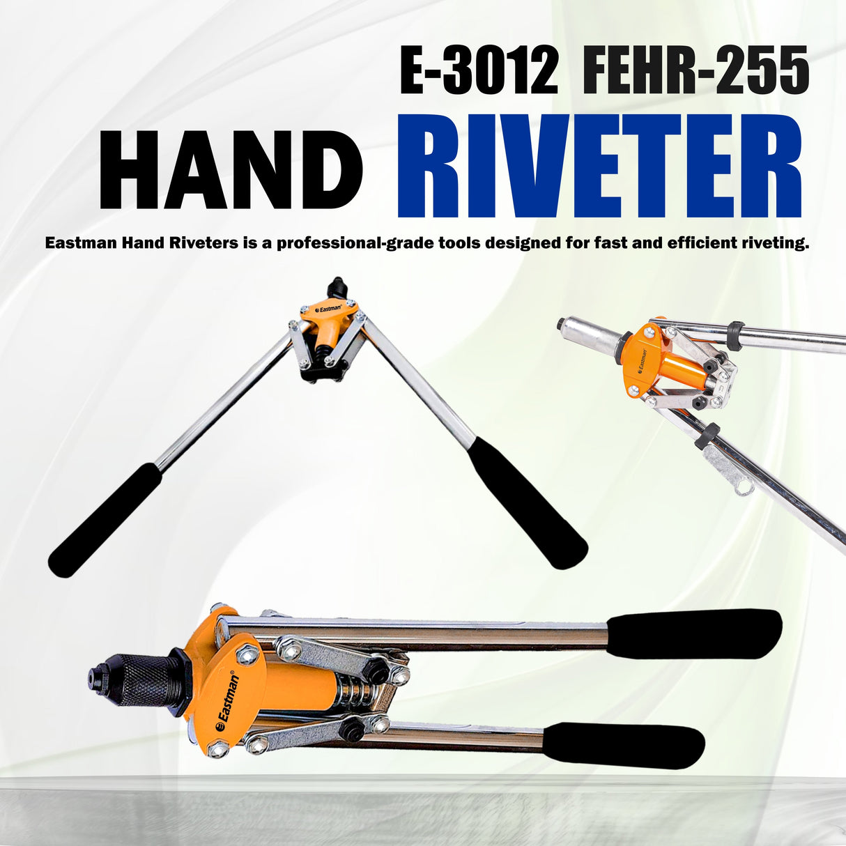 Orange and black riveter