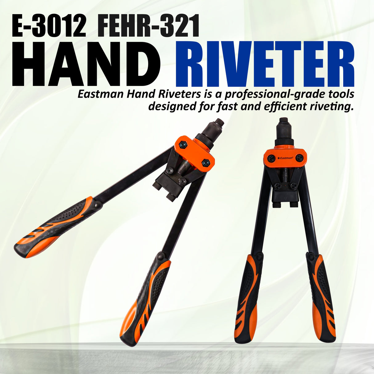 Orange and black riveter