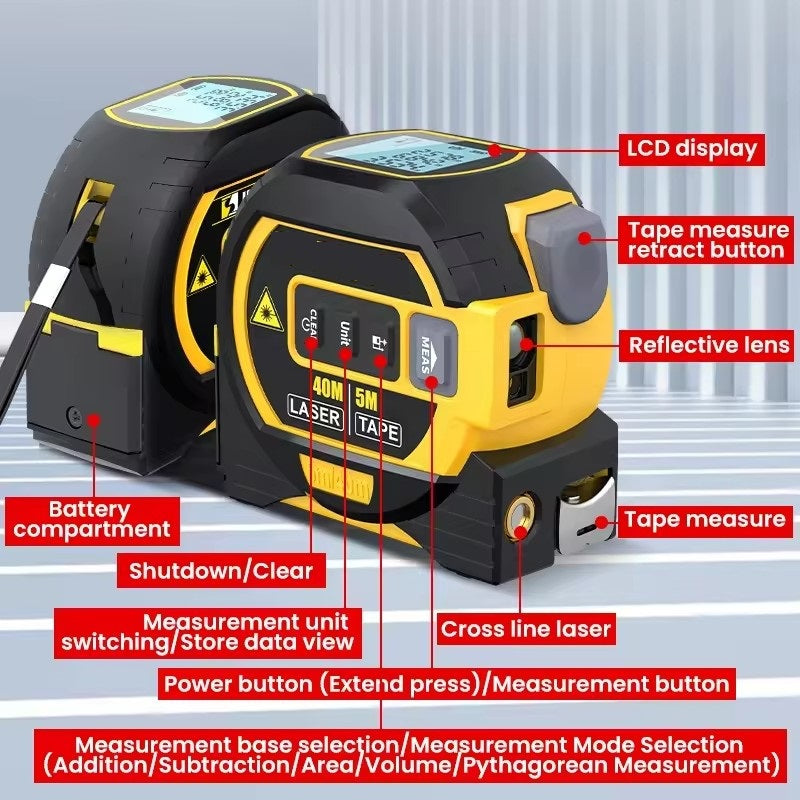 Digital laser tape
