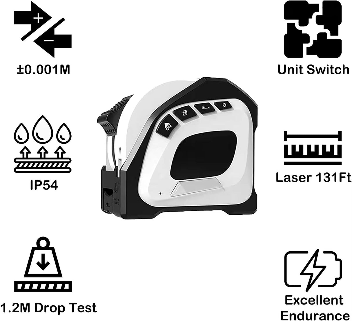Digital laser tape measure
