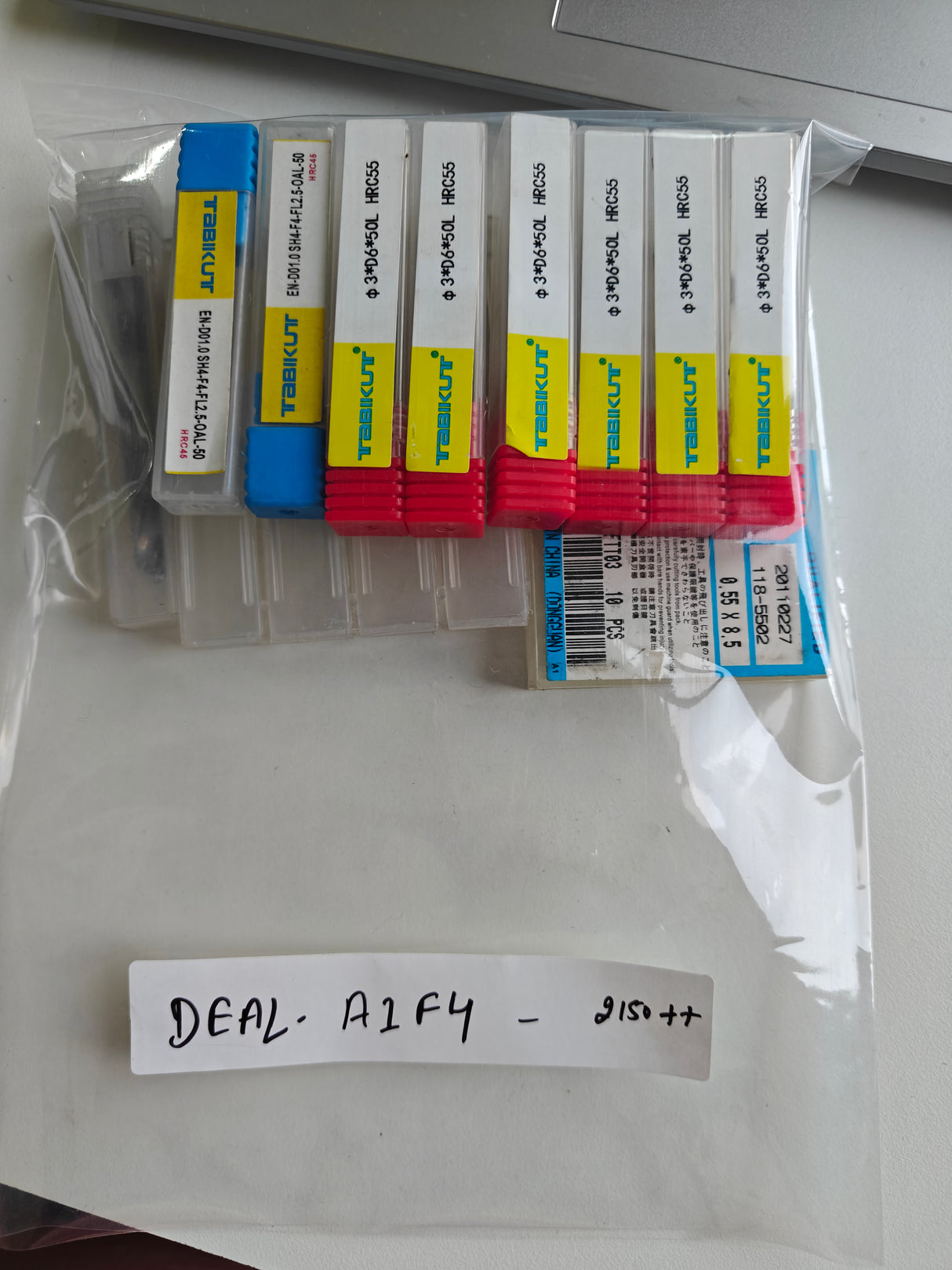 Carbide endmills and hss drills pack of 25