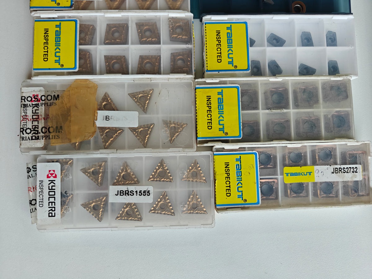 Assorted CNC inserts and tool holders combo pack