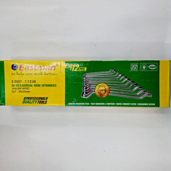 Eastman hexagonal ring spanners