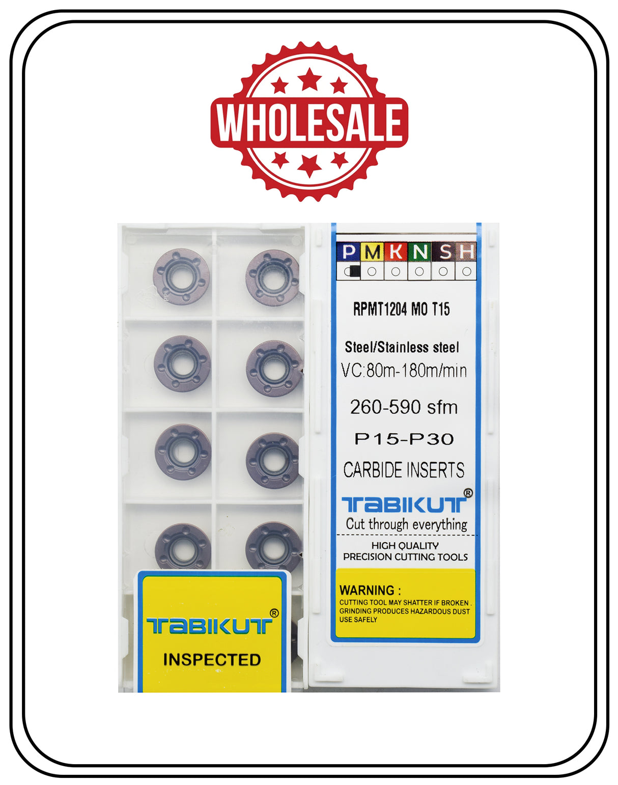 Tabikut R6 Carbide Inserts