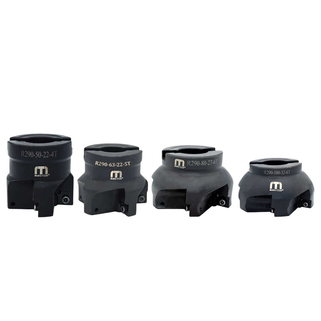 Four black cylindrical filters