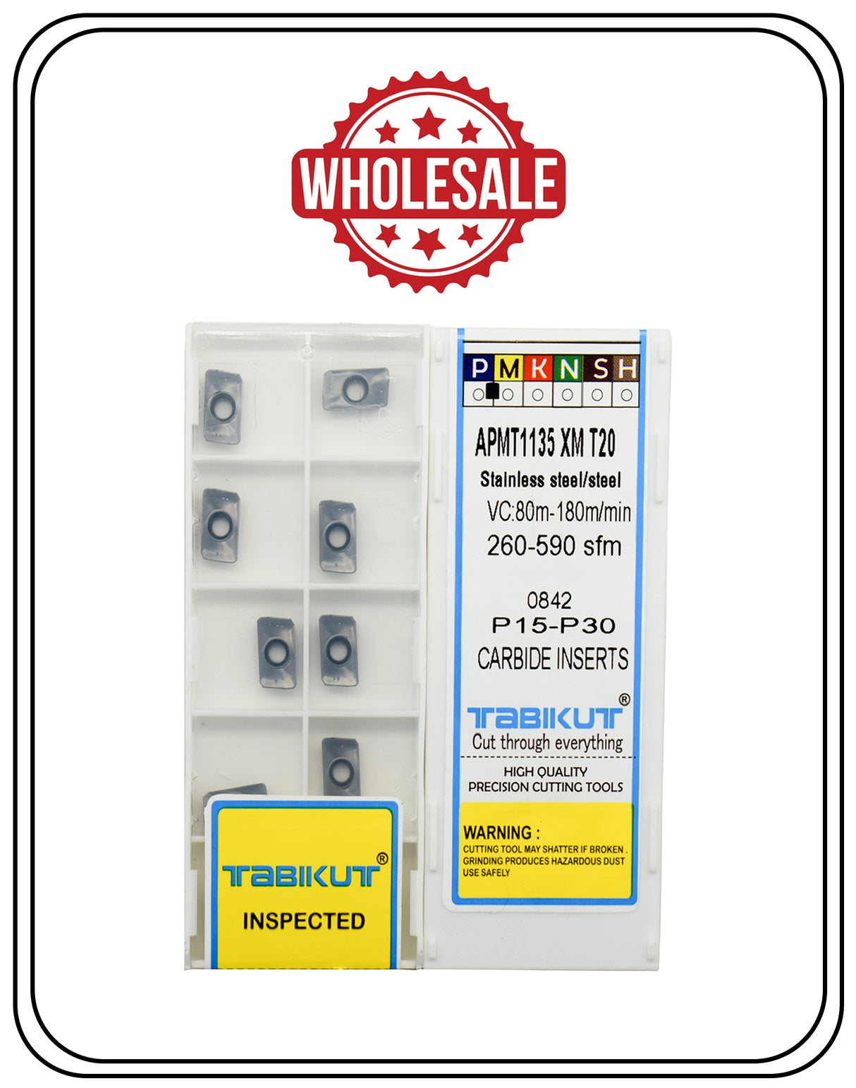 Cermet inserts for steel machining